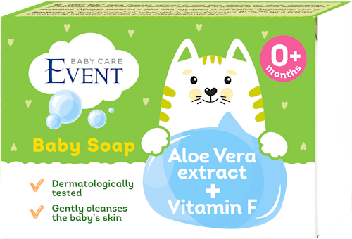 Бебешки сапун с алое вера и витамин F EVENT BABY CARE