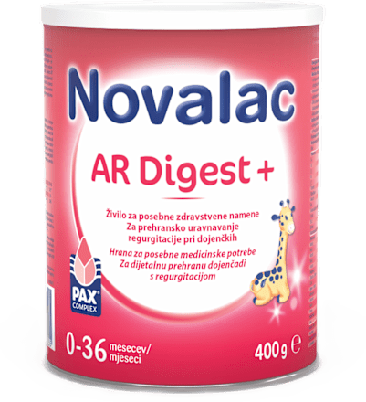Mliječna hrana za dojenčad i malu djecu s regurgitacijom Novalac AR Digest+  Novalac