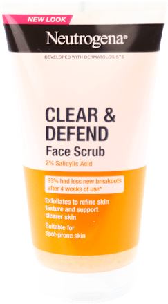 Clear&Defend piling za lice sa 2% salicilne kiseline  Neutrogena