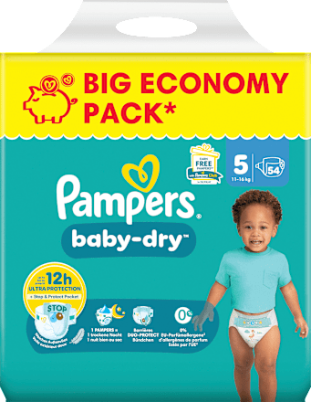 Windeln Baby Dry Gr. 5 Junior (11-16 kg) Big Pack Pampers baby-dry