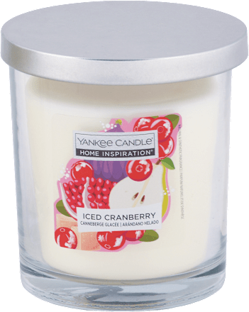 Vonná sviečka v skle Home Inspiration Iced Cranberry  YANKEE CANDLE