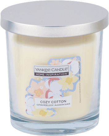 Vonná sviečka v skle Home Inspiration Cozy Cotton  YANKEE CANDLE