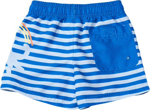 Badehose mit Oktopus-Motiv & Tasche, blau, Gr. 98/104 PUSBLU