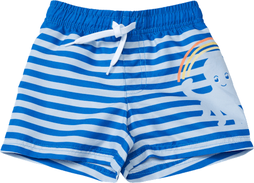 Badehose mit Oktopus-Motiv & Tasche, blau, Gr. 110/116 PUSBLU