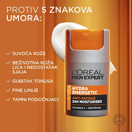 Hydra Energetic hidratantna krema L'ORÉAL PARiS MEN EXPERT