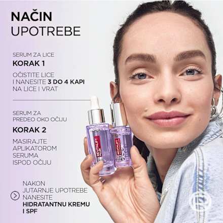 REVITALIFT FILLER anti-age serum za područje oko očiju - hijaluronska kiselina i kofein L'ORÉAL PARiS