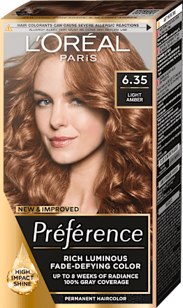 Boja za kosu A3 6.35 - Light Amber L'ORÉAL PARiS PRÉFÉRENCE