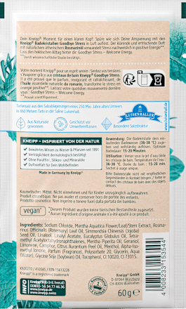 Badekristalle Goodbye Stress Kneipp