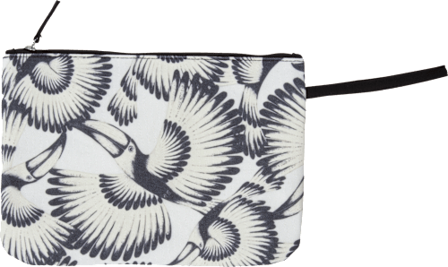 Bikinitasche Tukane Canvas creme PURSET