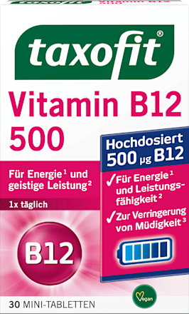 Vitamin B12 500 Mini Tabletten 30 St taxofit