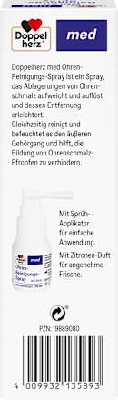 Ohren-Reinigungs-Spray Doppelherz med