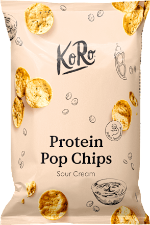 Protein Pop Chips Sour Cream KoRo