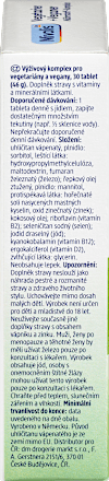 Prehransko dopolnilo z vitamini in minerali v obliki tablet Vegetarier + Veganer Mivolis