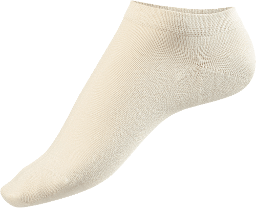 Sneakersocken mit Bambus-Viskose weiß Gr. 39-42 Fascino