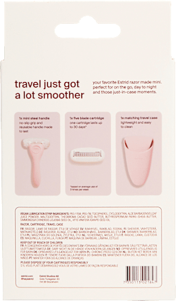 Rasierer, Mini bloom Reiseset Estrid