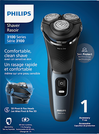 Elektrischer Rasierer, Rotationsrasierer S3144/00 Philips