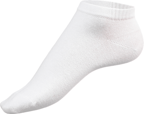 Sneakersocken mit Bio-Baumwolle weiß Gr. 43-46 Fascino