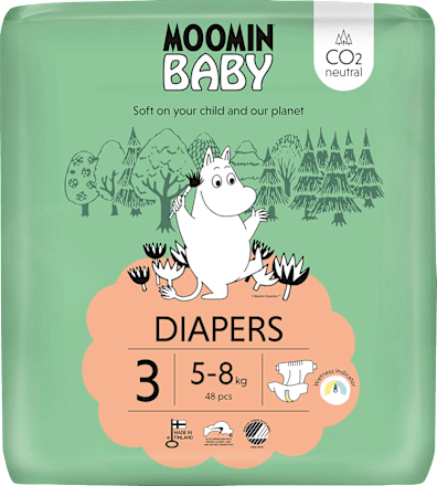 pleny velikost 3, 5-8 kg Moomin Baby