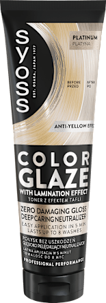 Тонер за коса Color Glaze Platinum syoss