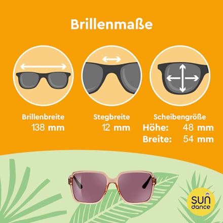 sluneční brýle béžové se vzorem SUNDANCE