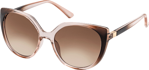 Sonnenbrille Damen transparent rosé-braun SUNDANCE