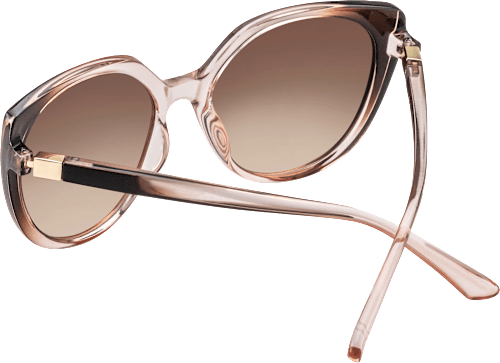 Sonnenbrille Damen transparent rosé-braun SUNDANCE