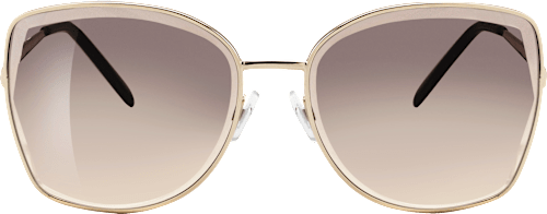 Sonnenbrille Damen Schmetterlingsform gold SUNDANCE