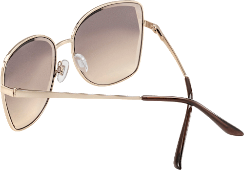 Sonnenbrille Damen Schmetterlingsform gold SUNDANCE