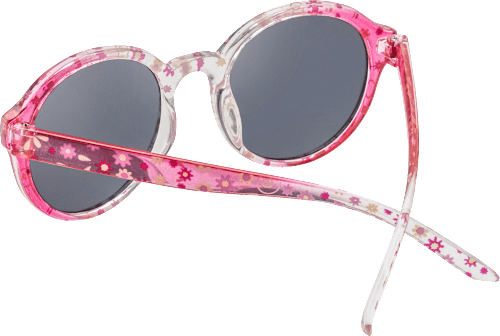 Sonnenbrille Kids pink-weiß mit Blumenmuster SUNDANCE