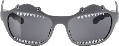 Sonnenbrille Kids grau Haifisch mit Zähnen SUNDANCE