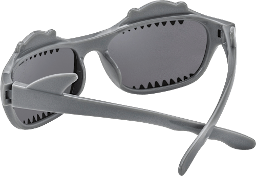 Sonnenbrille Kids grau Haifisch mit Zähnen SUNDANCE