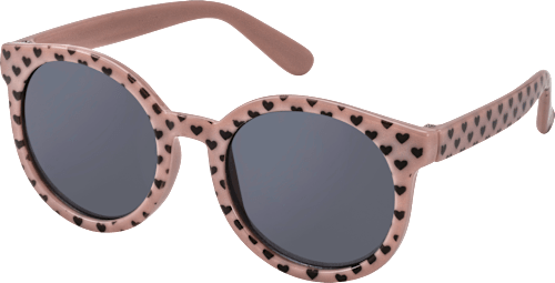 Sonnenbrille nude-rosa mit Herzmuster SUNDANCE