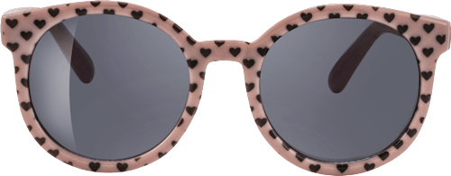 Sonnenbrille nude-rosa mit Herzmuster SUNDANCE