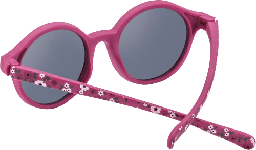 Sonnenbrille Kids pink mit Blümchen SUNDANCE