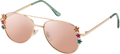 Sonnenbrille Kids gold mit Sternchen SUNDANCE