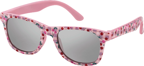 Sonnenbrille Kids rosa Karomuster & Kirschen SUNDANCE