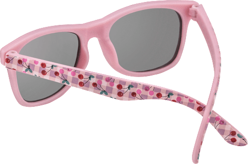 Sonnenbrille Kids rosa Karomuster & Kirschen SUNDANCE