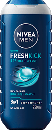 Sprchovací gél Fresh Kick 3v1 NIVEA MEN