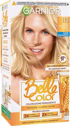 Tinta permanente Belle Color biondo chiarissimo naturale 110 GARNIER