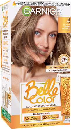 Tinta permanente Belle Color biondo cenere naturale 4 GARNIER