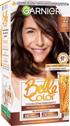 Tinta permanente Belle Color castano naturale 22 GARNIER