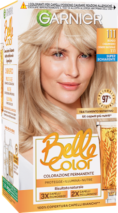 Tinta permanente Belle Color biondo chiarissimo cenere 111 GARNIER