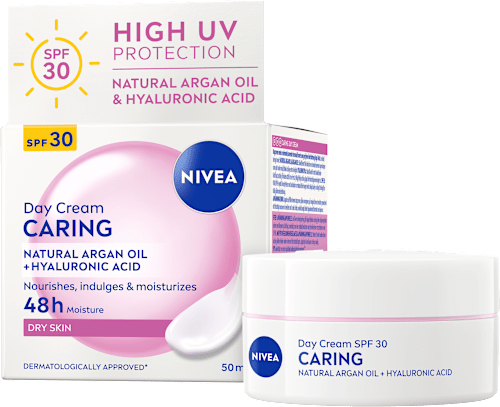 NIVEA Caring dnevna krema za lice SPF 30 NIVEA