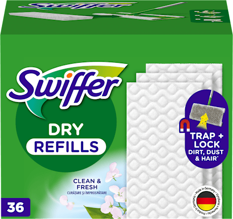 Náhradné suché utierky na podlahu Dry Swiffer