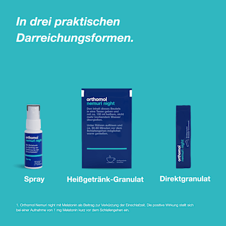 Orthomol Nemuri night Heißgetränk-Granulat 30 St orthomol
