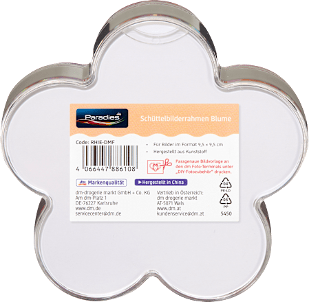 Schüttelbilderrahmen Blume Paradies