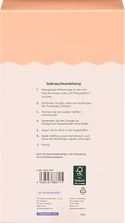 Paradies Fotokugel Ei Paradies