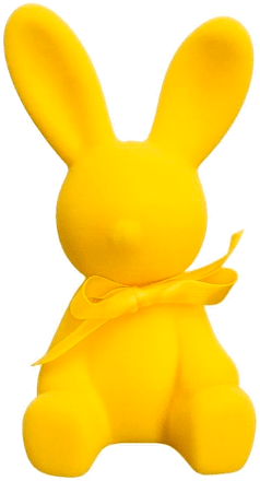 Plišani zec – žuti, s mašnom Ira Commerce