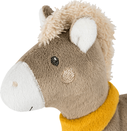 Greifer Pferd, braun fehn