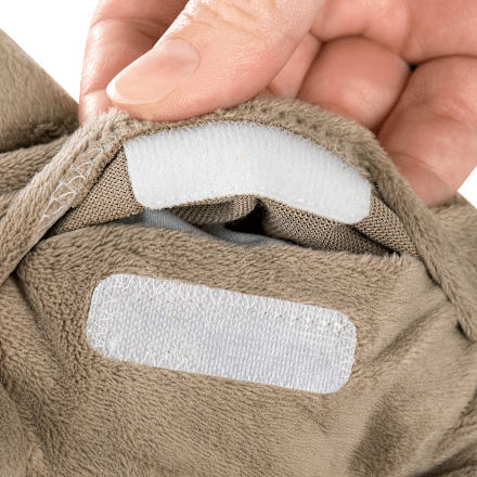 Wärmetier Pferd, braun fehn